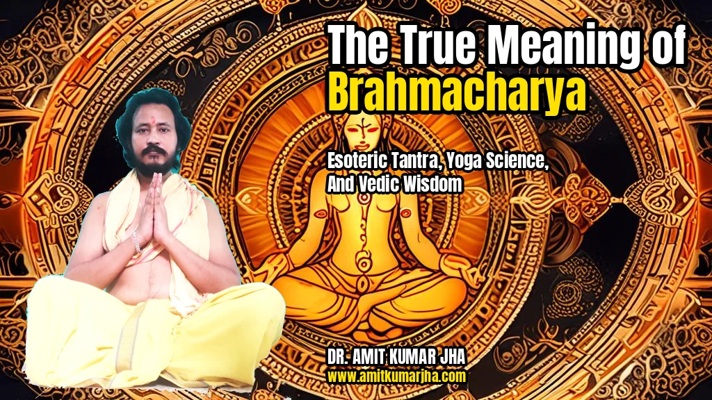 the true meaning of brahmacharya esoteric tantra yoga science and vedic wisdom